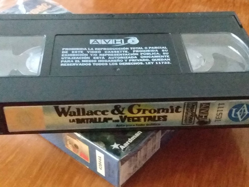 Wallace & Gromit: La Batalla De Los Vegetales - Vhs Original (Usado)