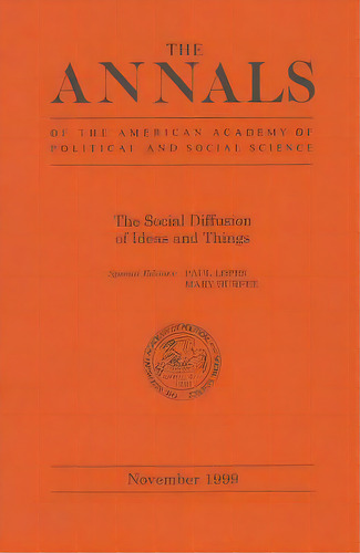 The Social Diffusion Of Ideas And Things, De Lopes, Paul. Editorial Sage Pubn, Tapa Blanda En Inglés