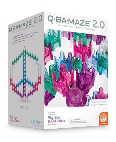Q-ba-maze 2.0 Caja Grande Colores Brillantes