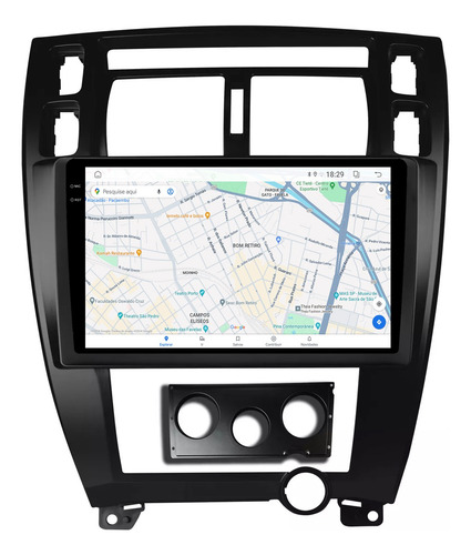 Multimidia Tucson 06/16 9p Octacore Android Carplay 6/128gb