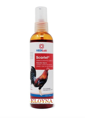 Scarlet 120ml Atomizador P/gallos