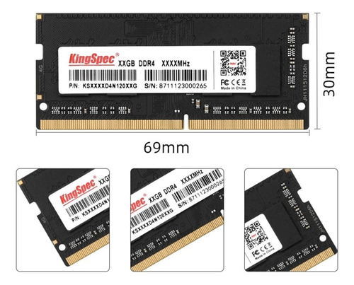 Memoria Ram Ddr4 16gb Kingspec 2666 Mhz