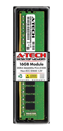 A-tech Modulo Memoria Ram 16 Gb Para Crucial Ddr4 Udimm