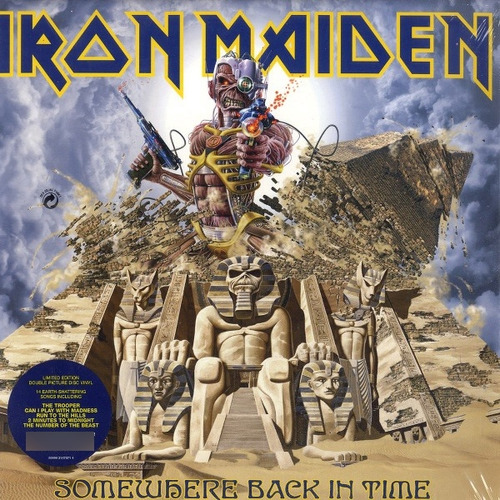 Iron Maiden - Somewhere Back In Time Vinilo Doble Importado