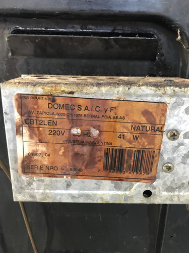 Cocina Domec 4 Hornallas Usada Buen Estado (Usado)