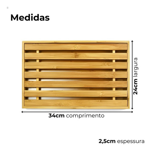 Tábua Migalheira Bambu Para Cortar Pão Bolo Bandeja P/ Café