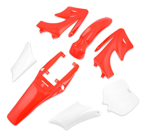 Los Kits De Carrocería De Carenado De Guardabarros Rojo