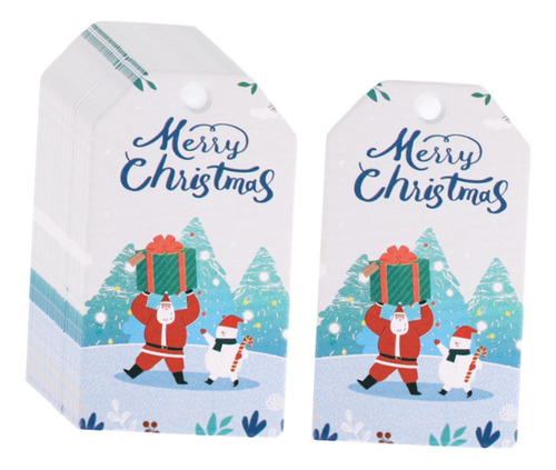 100 Etiquetas Navideñas, Etiquetas De Regalo, Estilo B