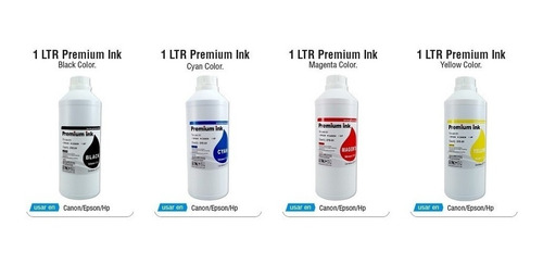 Litros De Tintas Por Colores Epson Canon L380, L395, L575