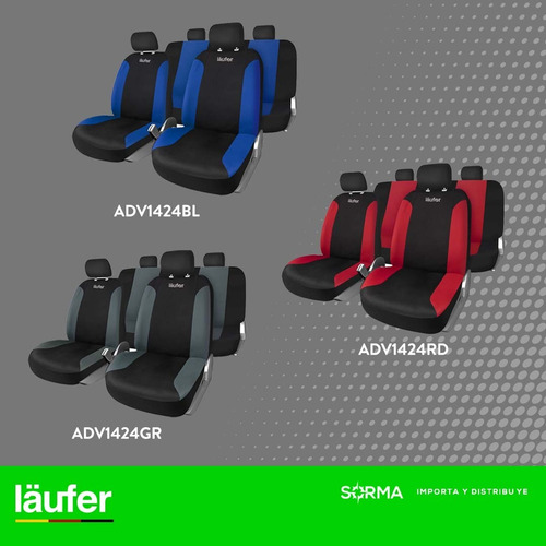 Imagen 6 de 9 de Funda Asientos Universal Läufer 11 Piezas 2mm De Espuma