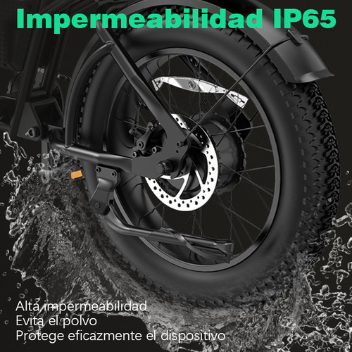 Yadea Trooper01 E-bike Estilo Retro , Con Frenos Hidráulicos Caqui
