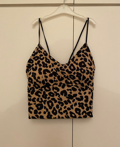 Top Animal Print Nuevo Talle S/m