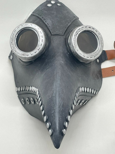 Máscara Dr Zeca Urubu Pássaro Long Nose Peste Praga Medieval Cor Preto Dr. Hans Chucrute