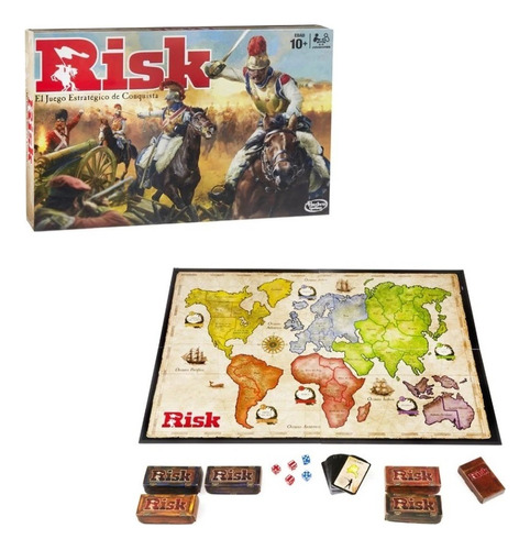 Risk Juego De Conquista Y Estrategia Hasbro Original