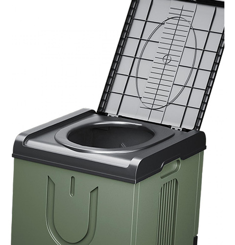 Inodoro Portátil, Inodoro Plegable Para Cuadrado Verde