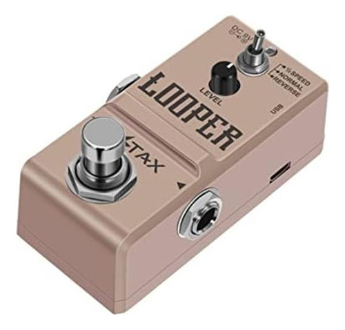Pedal Looper Para Guitarra Stax Mini Loop Station Sobregraba