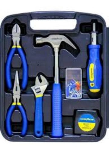 Kit Set Juego Herramientas Goodyear Hogar Maletín 129 Piezas