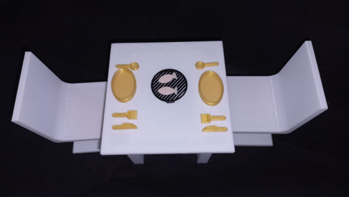 Juego De Muebles Para Muñecas Tipo Barbies De 15cm