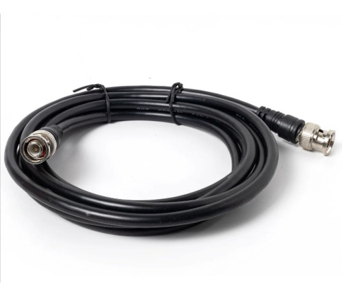 Cabo Coaxial Bnc 2m - Tebera, Preto, Conector Macho