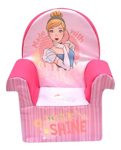 Sillon Infantil Individual De Espuma Disney Color Pricesas Ceni