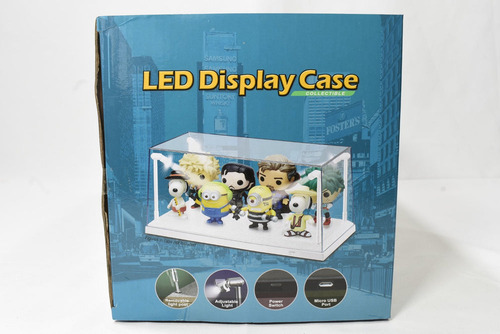 Display Led Para Miniaturas/colecionáveis Branco 1/18 Kc