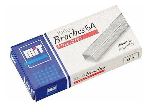 15 Cajas Broches Para Abrochadora Nº 64 X 1000 Ganchos Mit