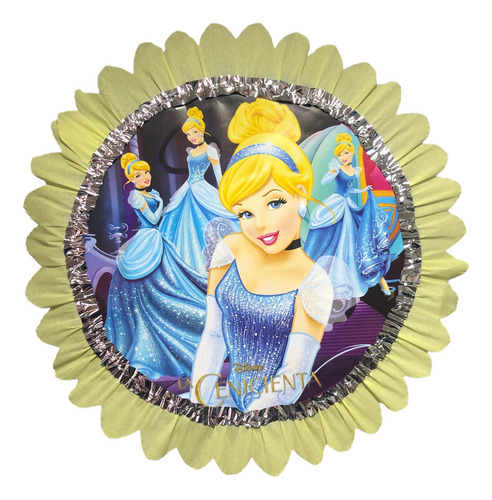 Piñata De Tambor Cenicienta Fiesta Infantil Niña Niño Decora