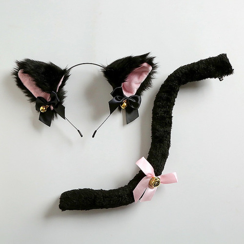 Diadema Con Forma De Oreja De Gato Zorro Lobo Y Cola De Cosp