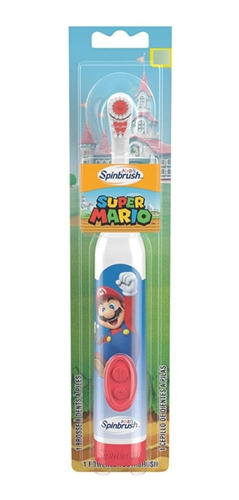 Cepillo Dientes Eléctrico Niños Spinbrush Super Mario Bros