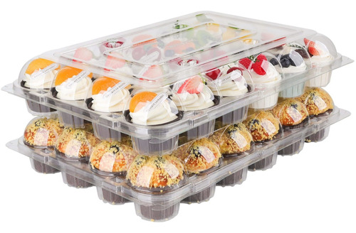 Porta Cupcakes 3unshine 24 Count  Containers, Set Of 12 Ppp