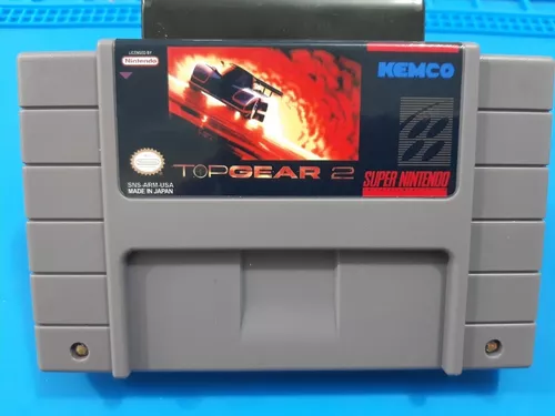 Fita Top Gear 1 Top Racer Jogo Snes Cartucho Super Nintendo Corrida