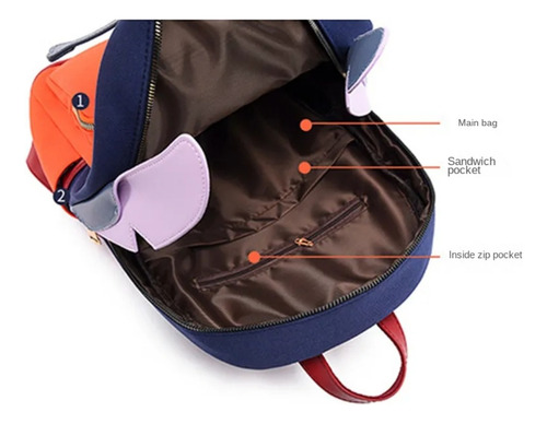 Mochila Lilo Y Stitch Bolsa Experimento 626 Laptop