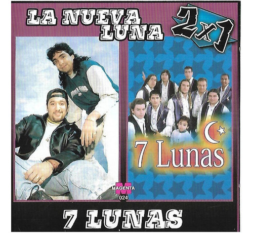 La Nueva Luna Y 7 Lunas Album 2 X 1 Sello Magenta Nuevo Cd 