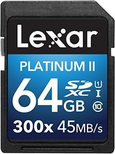 Imagem 2 de 2 de Cartão De Memória Lexar Platinum Ii 300x 64gb 45mb/s