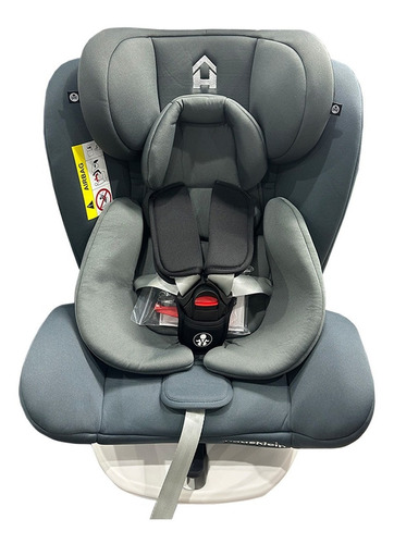 Autoasiento Para Coche Hausklein Para Bebé Arnes 5 Puntos Color Gris HK-SB001