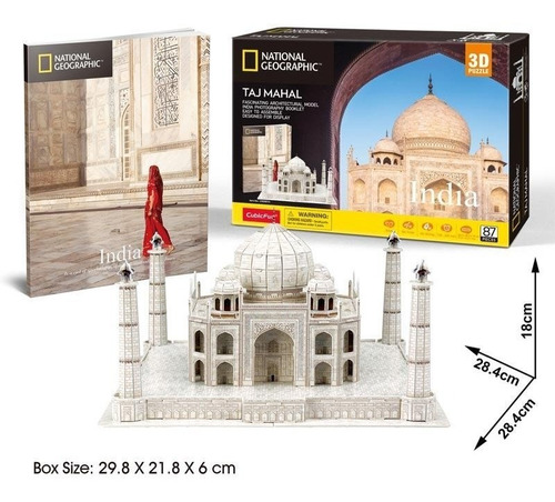 Taj Mahal - National Geographic - Rompecabezas 3d