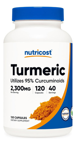 Nutricost Curcumina De Curcuma 95% Curcuminoides 500 Mg 120