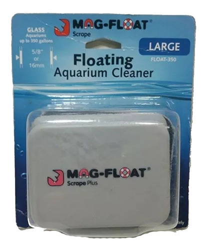 Imagem 1 de 5 de Limpador Magnético Mag-float Scrape Large 16mm Trava Rasp.