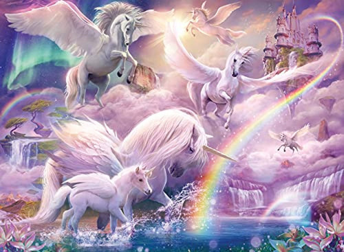 Ravensburger Pegasus Unicorns 100 Xxl Piece Jigsaw Puzzle Pa