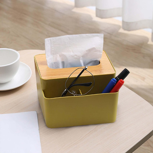 Dispensador De Pañuelos Compatible Con El Comedor Amarillo