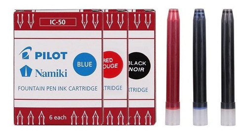 Cartucho Pilot P/ Lapicera Ic 50 X Cajita