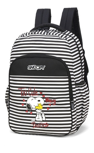 Mochila Escolar Snoopy Woodstock Peanuts Juvenil Quadrinho