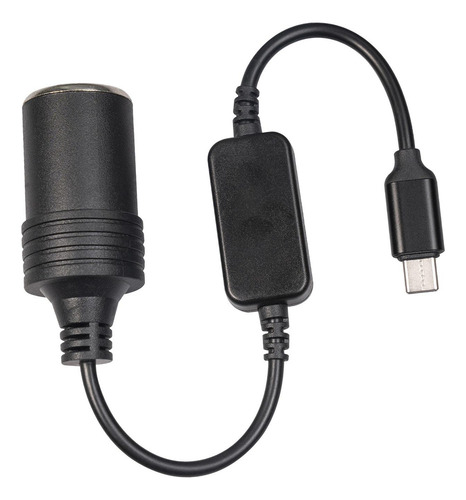 - Cabo Conversor Usb C Macho Para Isqueiro De Carro Fêmea