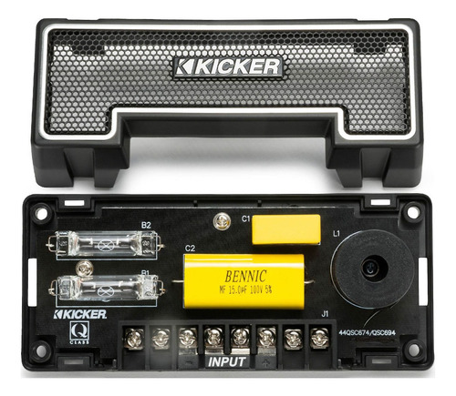 Parlantes 6x9 Pulgadas Kicker Qsc69 100w Rms Coaxiales Color Negro