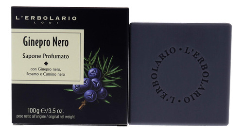 L'erbolario Jabon De Barra Perfumado Black Juniper - Enrique