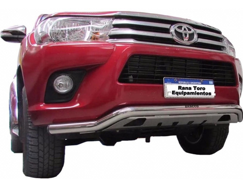Defensa Baja Hilux Inoxidable 2016+ Original Bracco