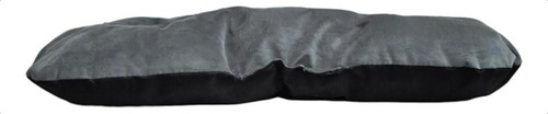 Colchóneta Descanso Cucha Oval Para Perros Gatos T4 Huella Color Gris Oscuro