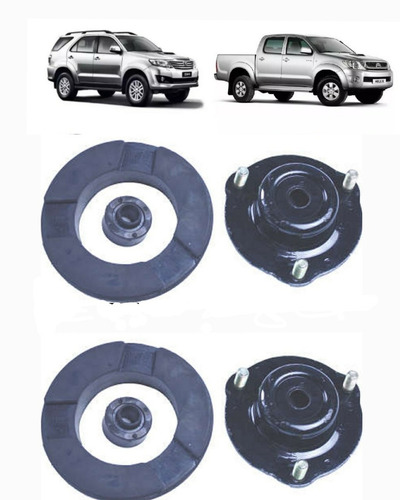 Par Coxim Amortecedor Dianteiro Hilux Sw4/srv 2005 À 2013