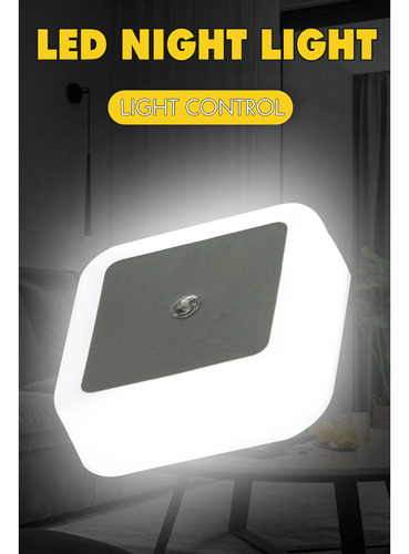 Yeye Luz Noturna Led De 6 Unidades Com Sensores Automáticos