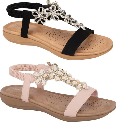 Kit Sandalias Huaraches Bajitas Vestir Mujer Shosh 1189909